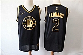 Clippers 2 Kawhi Leonard Black Nike Gold Swingman Jersey,baseball caps,new era cap wholesale,wholesale hats